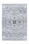 Soho 401 Silver Grey Machine Washable Rug with Floral Medallion - ADORE RUGS and FLOORING
